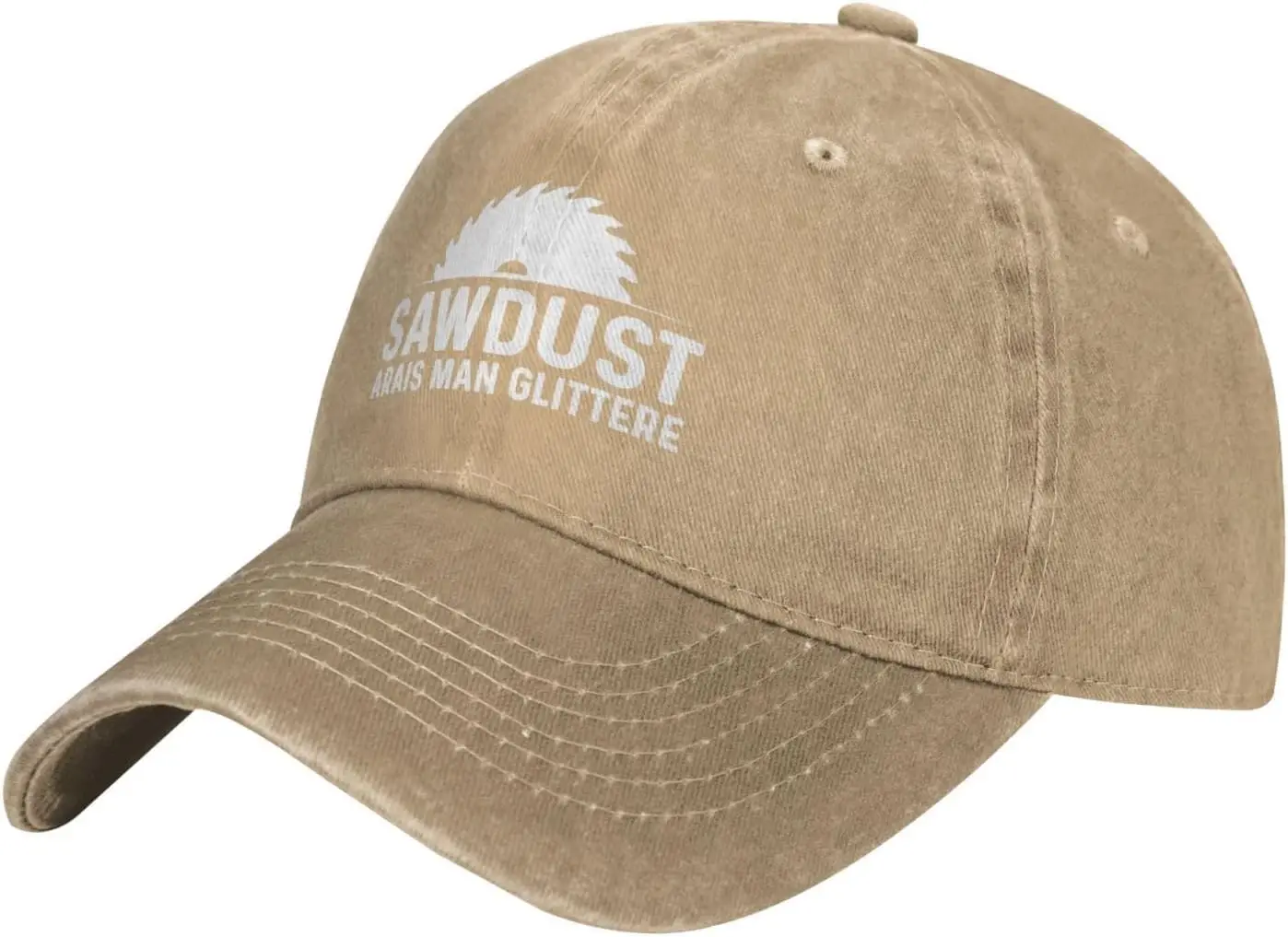 Sawdust is Man Glitter Hat for Women Dad Hats Fashionable Hat