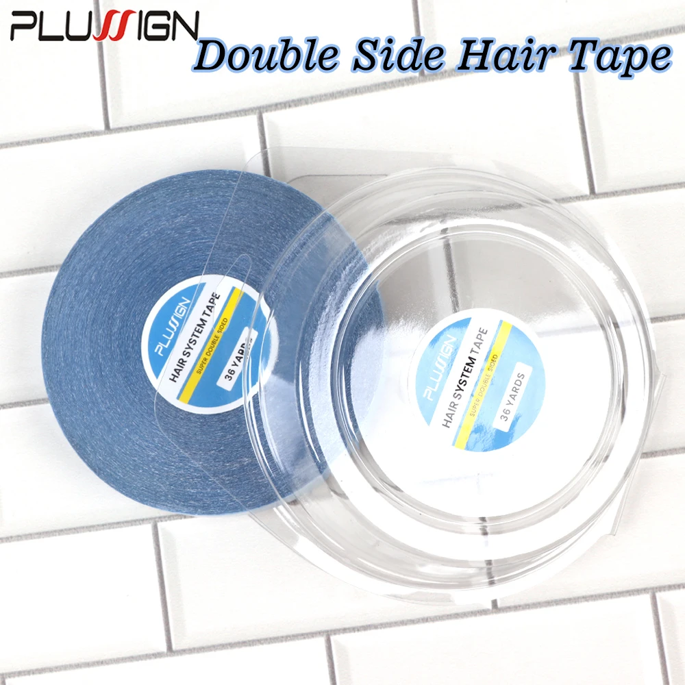 

36 ярдов/рулон, лента для наращивания волос, без блеска, двусторонняя лента для парика, клейкая лента для замены ленты