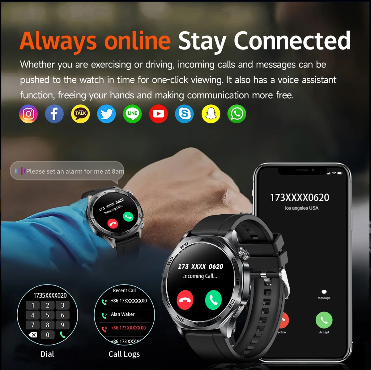 2026 ใหม่ สมาร์ทวอทช์สำหรับกิจ - Outdoor Sport Smart Watch บทวิจารณ์และราคา