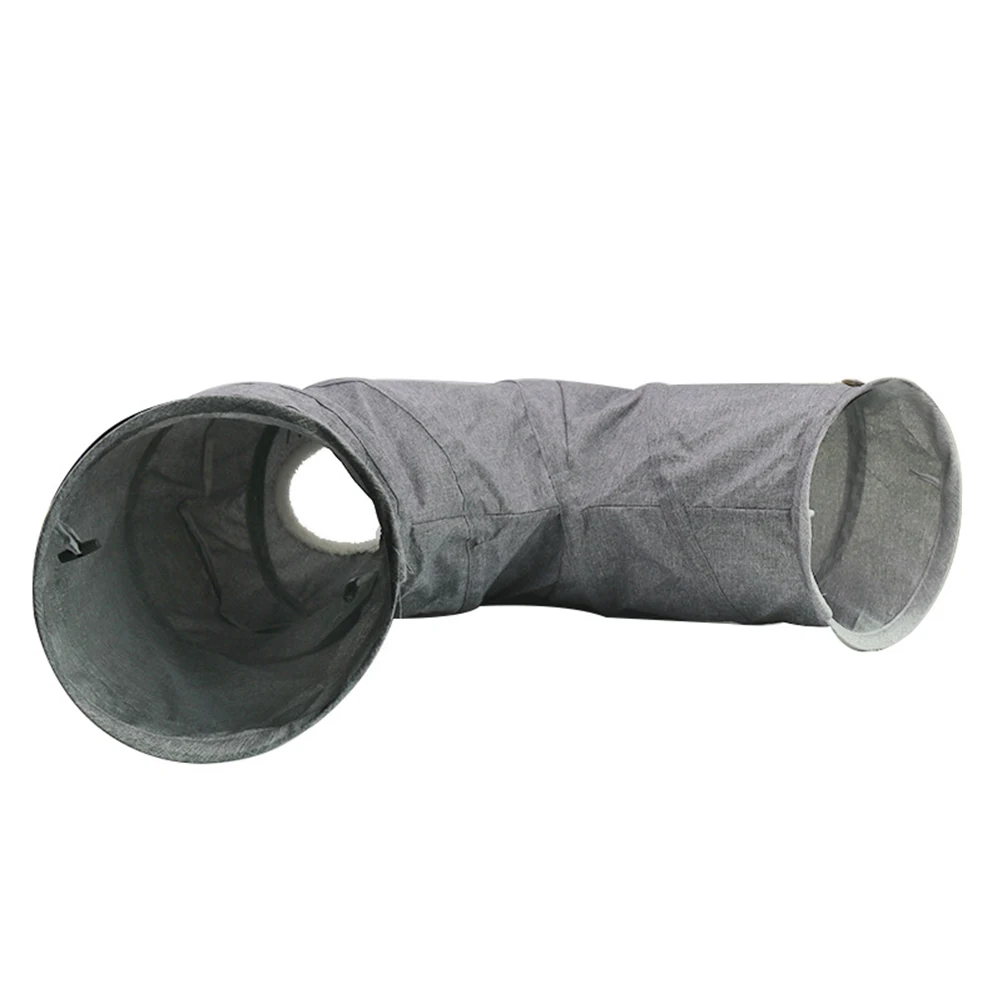 

Foldable Cat Tunnel Funny Interactive Playing Tube with Sound Paper for Cats Kitten Pet Training and Smart Exercise