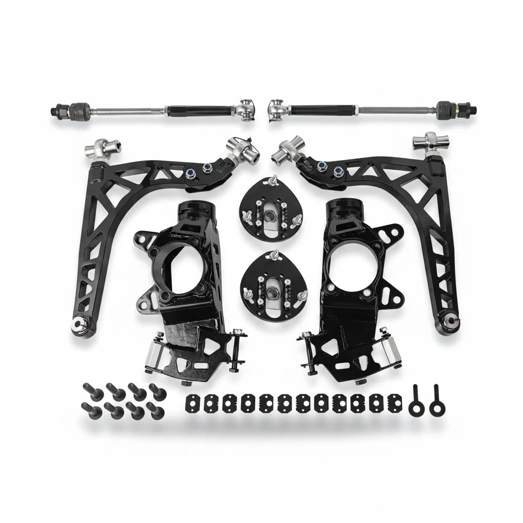 

For Steel Drift Front Angle Kit, Angle Lock Kit for BMW E90 E91 E92 E93 3 Series, Control Arm Car Suspension Upgrade Parts