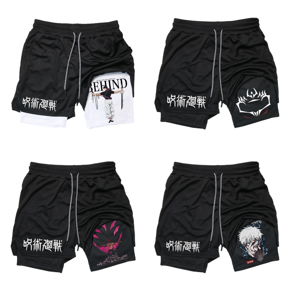 

2025 Summer Hot-selling 2-in-1 Men's Shorts Gym Workout Running Performance Shorts 3D Printed Fashion Casual Home Shorts