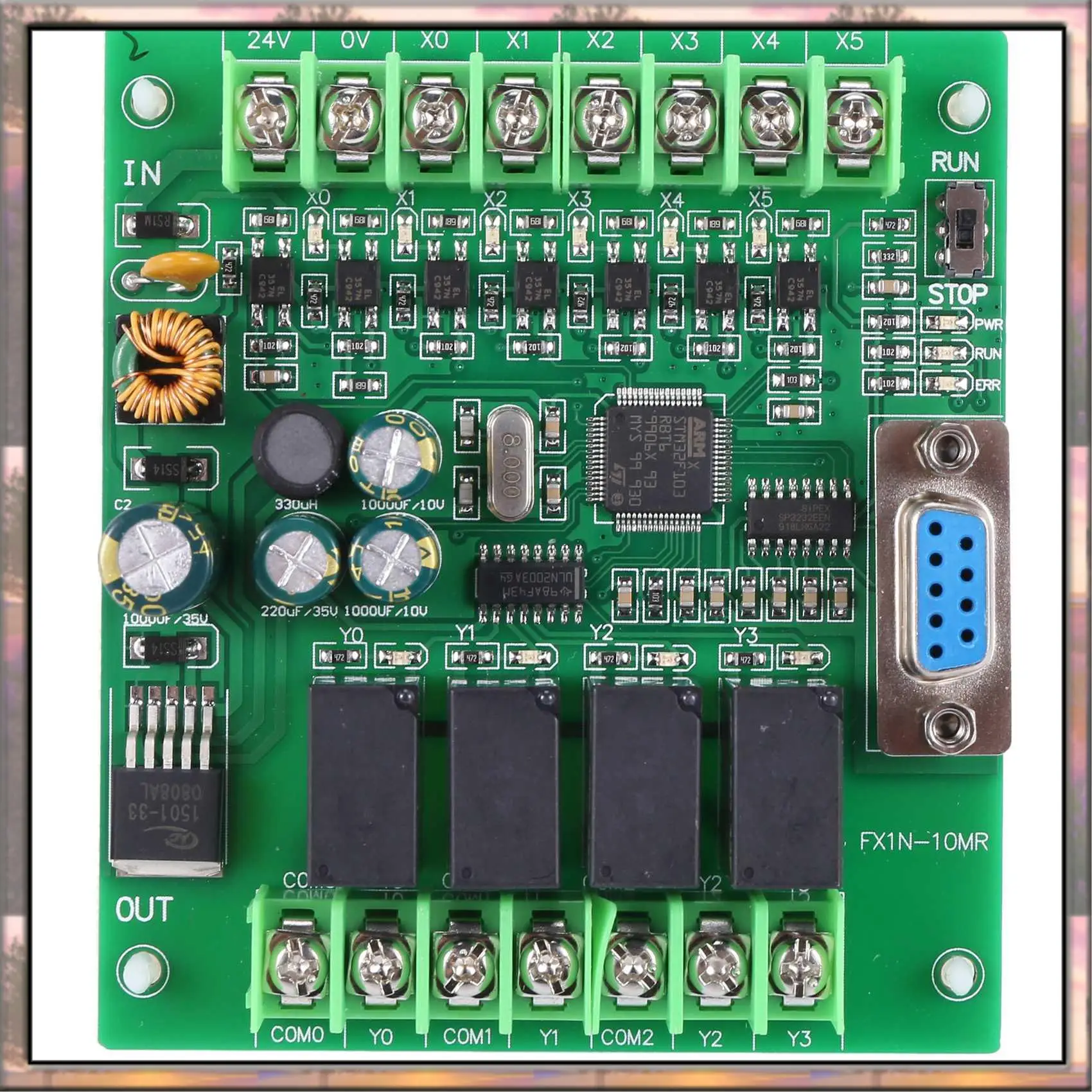 BAAZ HOT Plc Fx1n-10Mr Scheda di controllo industriale Plc Controller per casa intelligente programmabile