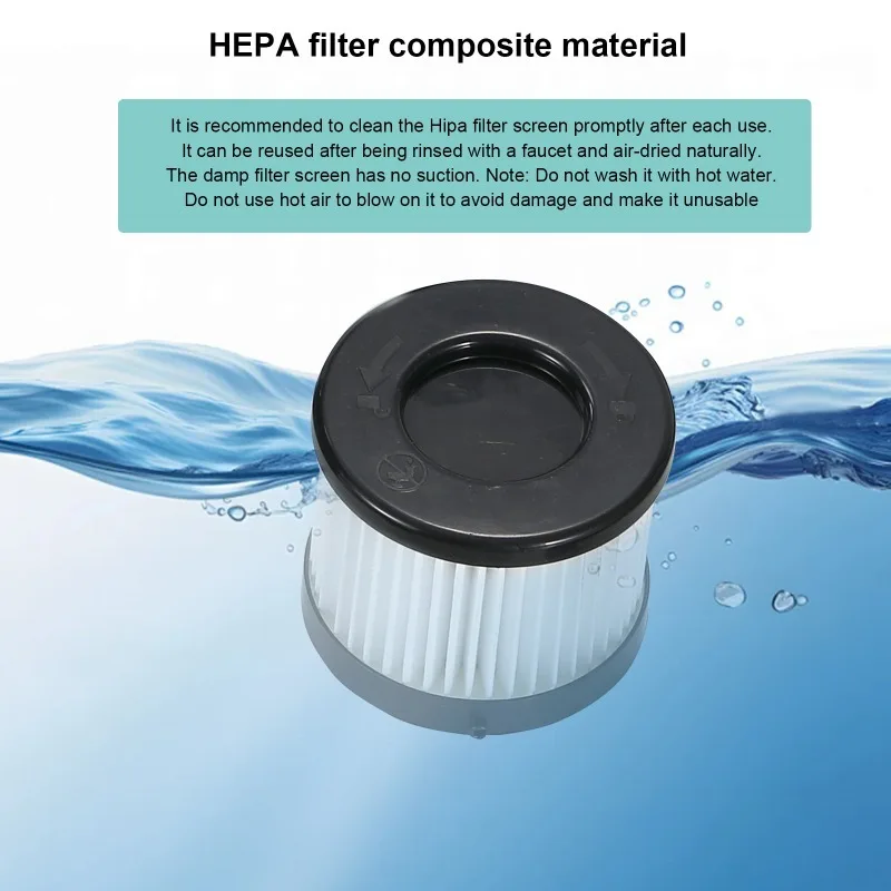 Aspirapolvere senza spazzole senza fili 85000Pa Aspirapolvere portatile con aspirazione potente per casa, auto, senza batteria