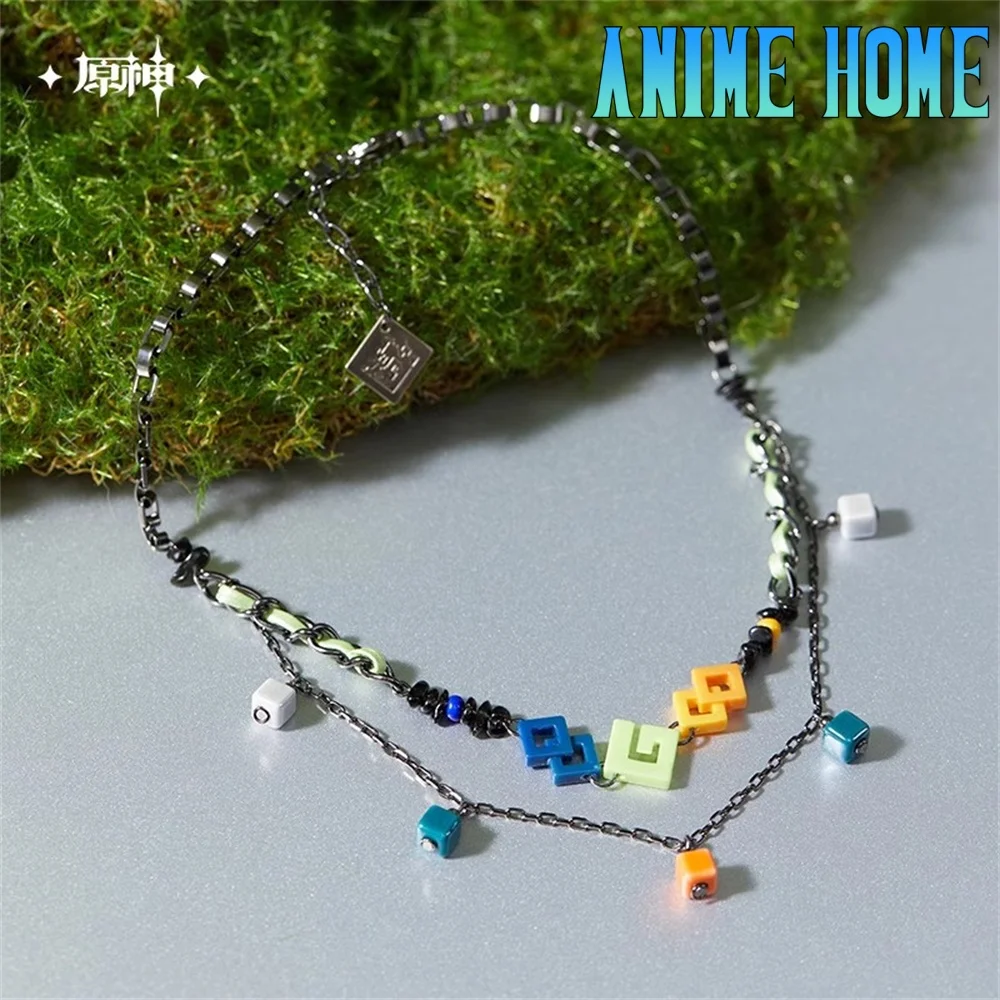 

Official Game Genshin Impact Kinich Double-layer Short Necklace For Women Men Fashion Cosplay Pre-order