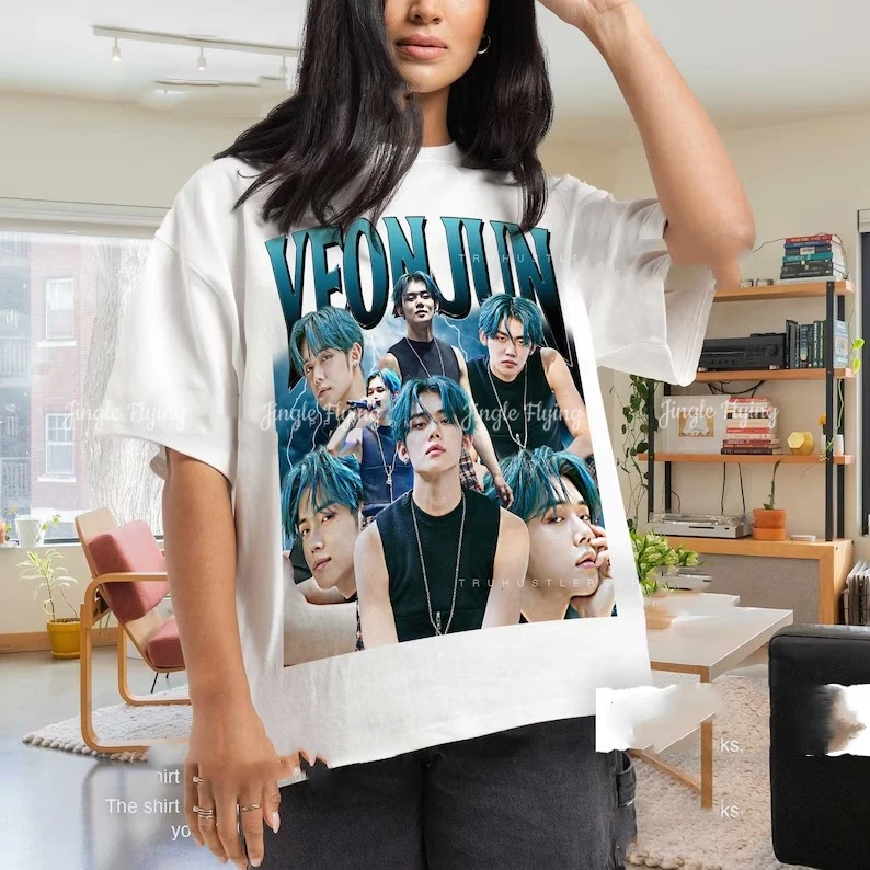 Vintage Yeonjun Graphic Shirt Yeonjun Kpop Bootleg Tee Retro T Shirt