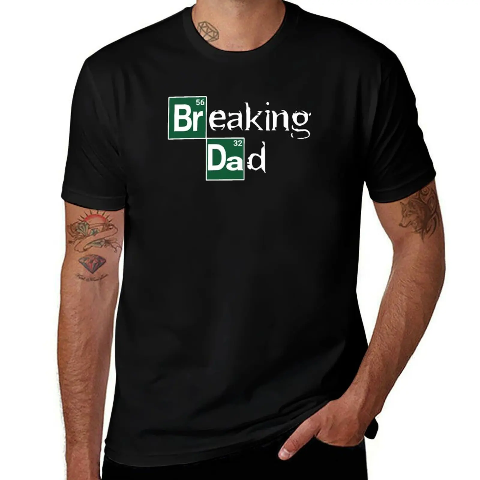 

Breaking Dad T-Shirt plain customs sports fans mens workout shirts