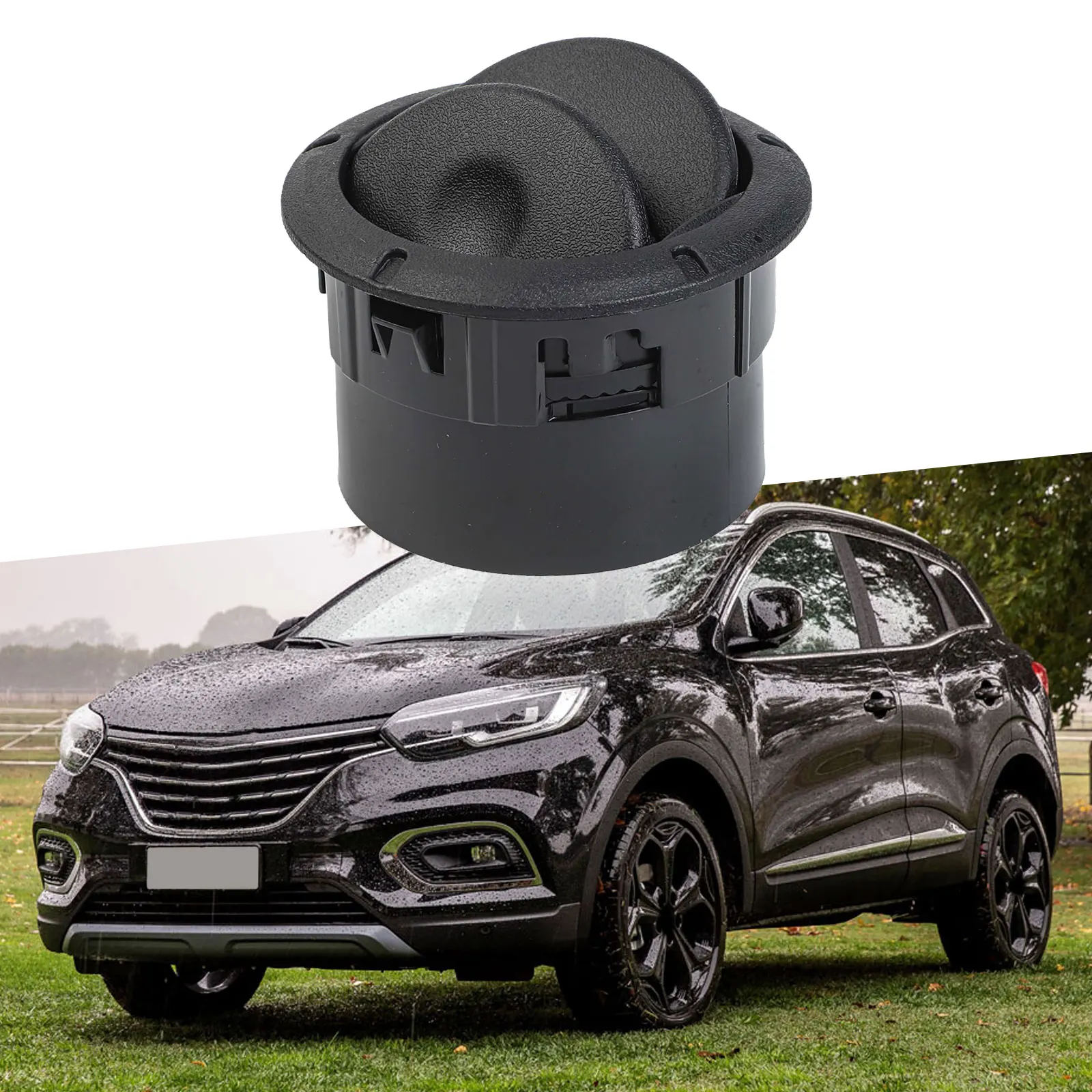 1Pc Dashboard Air Vent Cover Chrome Black For Renault For Dacia Master 3 Duster For Logan For Sandero OE 8200212480
