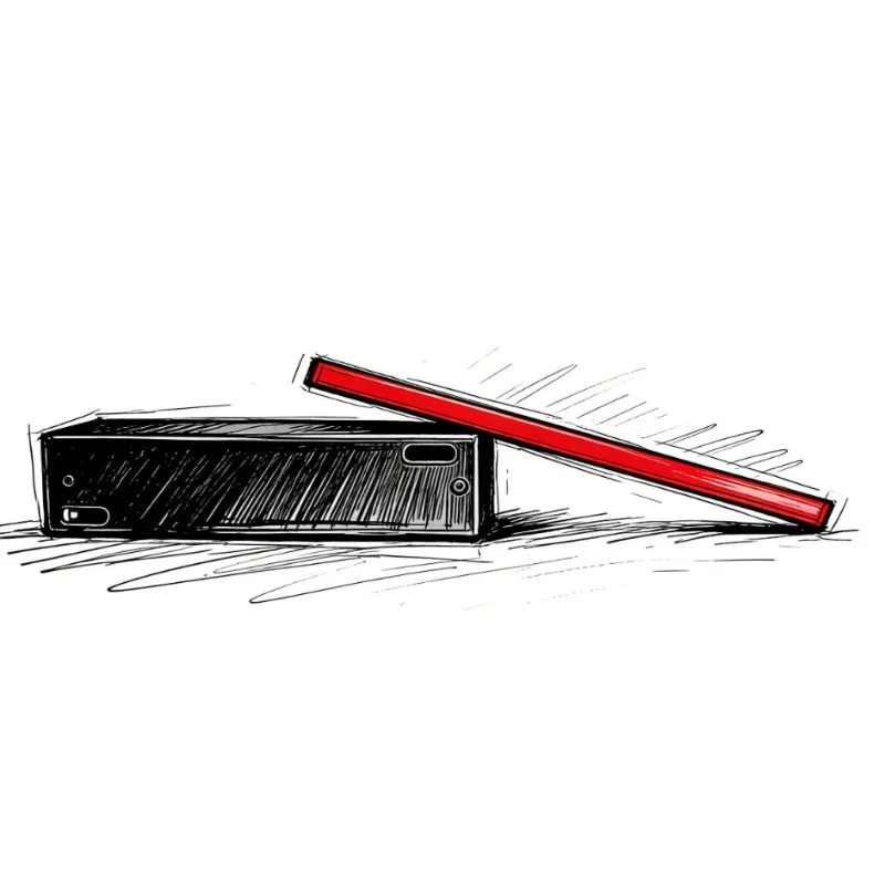 Professional Quantum Wand Magic Trick Penetration Illusion, Portable Close-Up & Stage Magic Prop, Passes Through Box and Stick