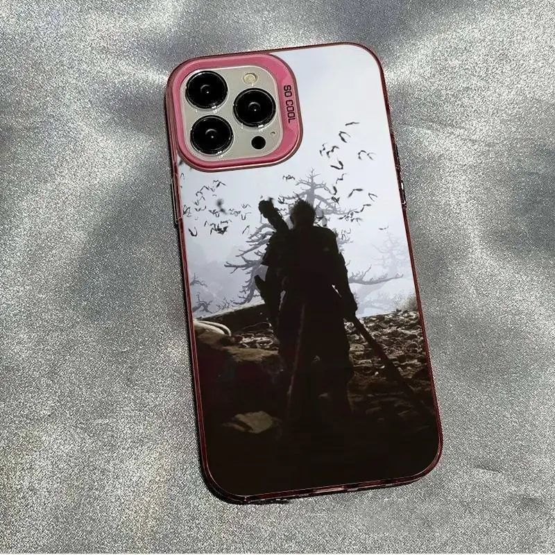 Super Cool Wu Kong Back Shadow Phone Case For iPhone 15 14 13 12 11 Pro Max 7 8 Plus XR XS MAX MINI Y2K Boy Anti Fall Back Cover