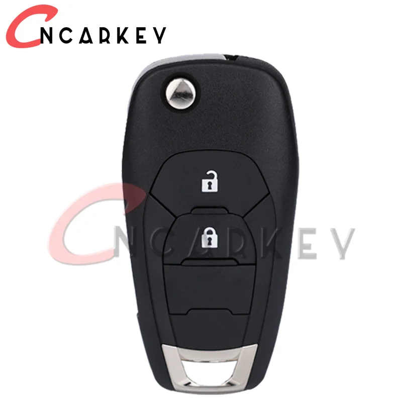 Remote Flip Key Fob Shell Case  2/3/4 Buttons For Chevrolet Cruze Aveo 2014-2018 Replacement Flip Cover Modified