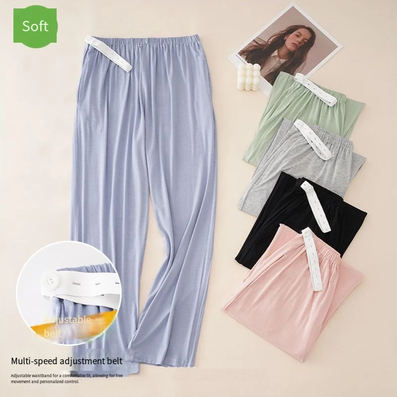 calcas-de-pijama-para-gestantes-em-algodao-modal-versao-fina-de-primavera-ajustaveis-confortaveis-e-ventiladas-calcas-para-confinamento