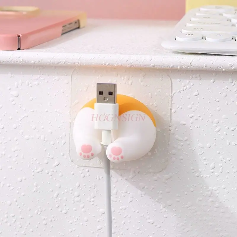 

1 шт., органайзер для кабеля для передачи данных, настольный органайзер для кабеля, держатель