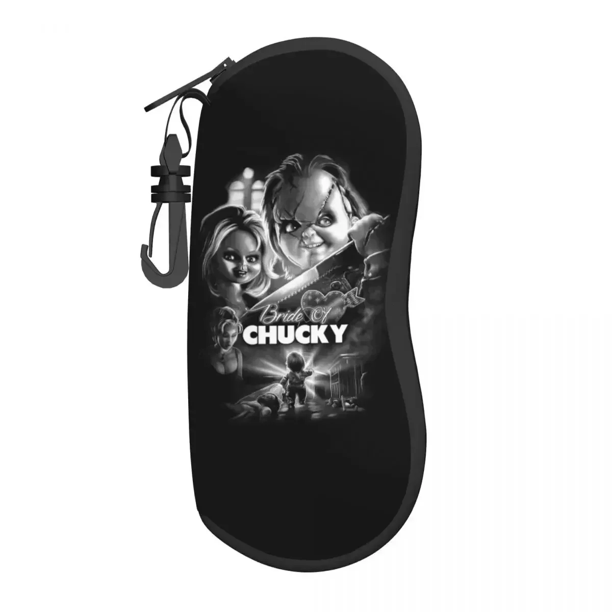 Bride Of Chucky Shell Eyeglasses Case Men Women Cute Killer Doll Chucky Glasses Case Sunglasses Box Pouch