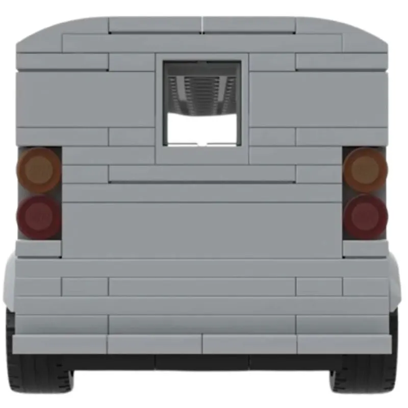 MOC- 207798   Bloco de construção citroen h van blocos modelo montar pequenas partículas tijolo brinquedo um presente aniversário educação automóvel