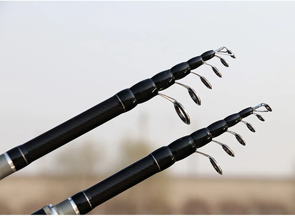1.8M 2.1M 2.4M 2.7M 3.0M Carbon Rod Telescopic Lure Fishing Rod Casting Spinning Rod Travel Rod Ultralight Fishing Rod