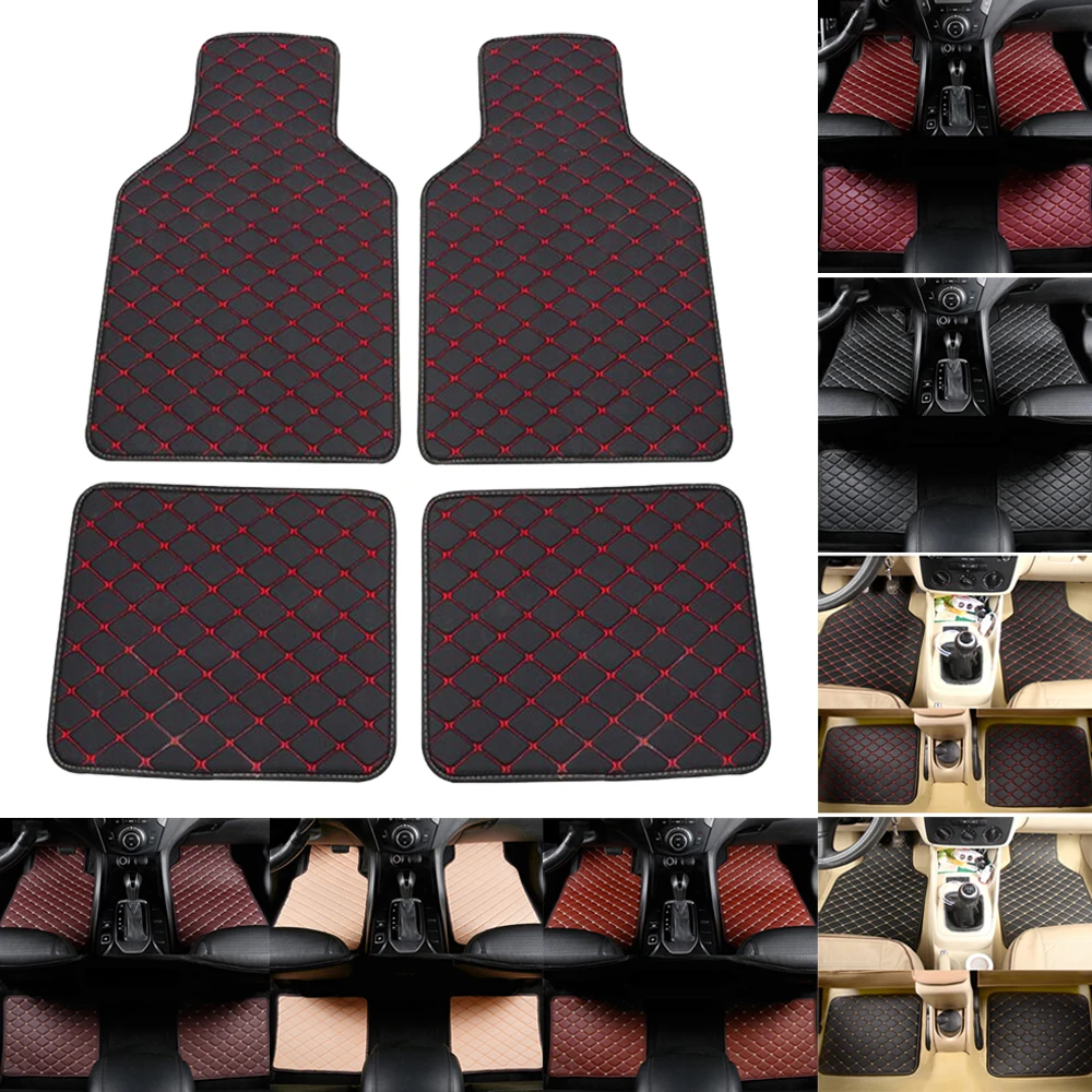 4pc Car Interior For Ford RANGER RAPTOR F150 F250 F350 F450 KA ESCAPE RANGER B MAX Falcon CMAX Taurus Car Floor Mat Auto Carpets