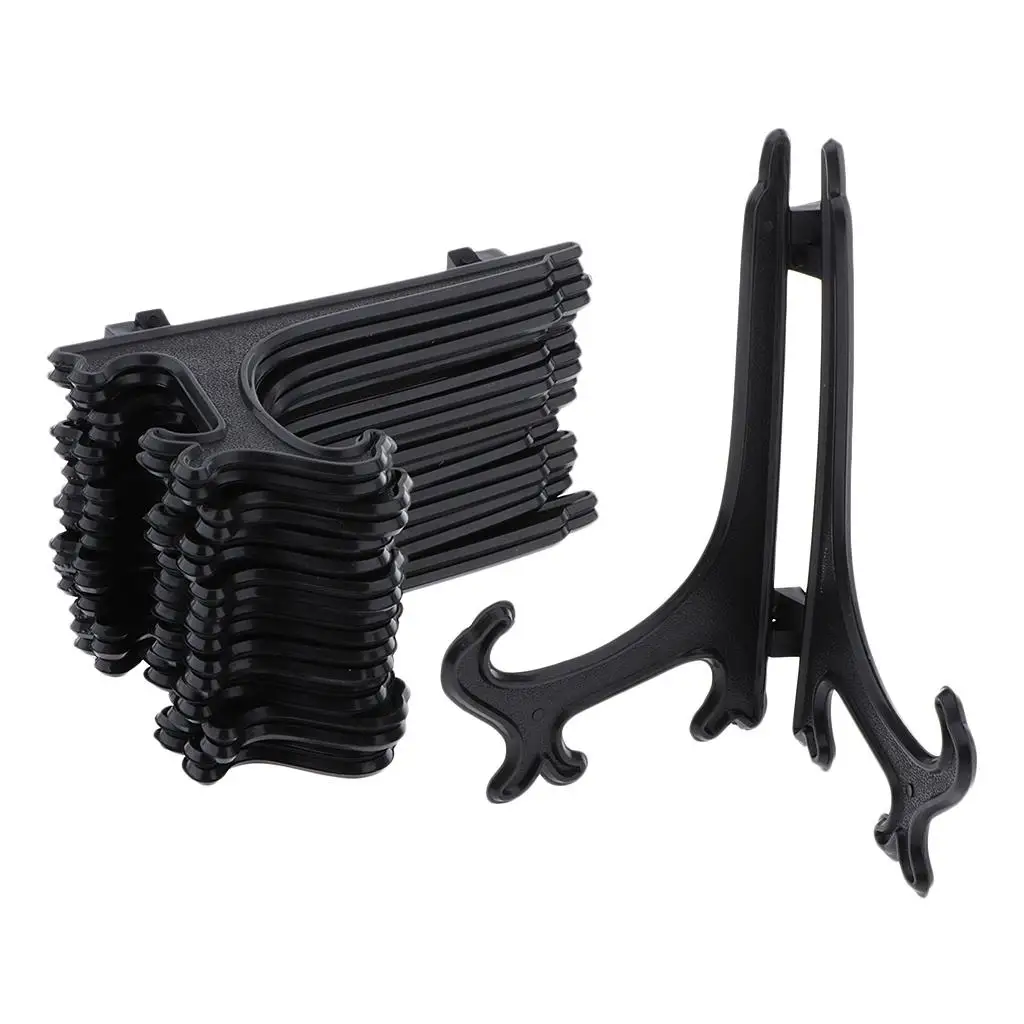 写真と本のプレートホルダー、プレートスタンド、金属製、10個