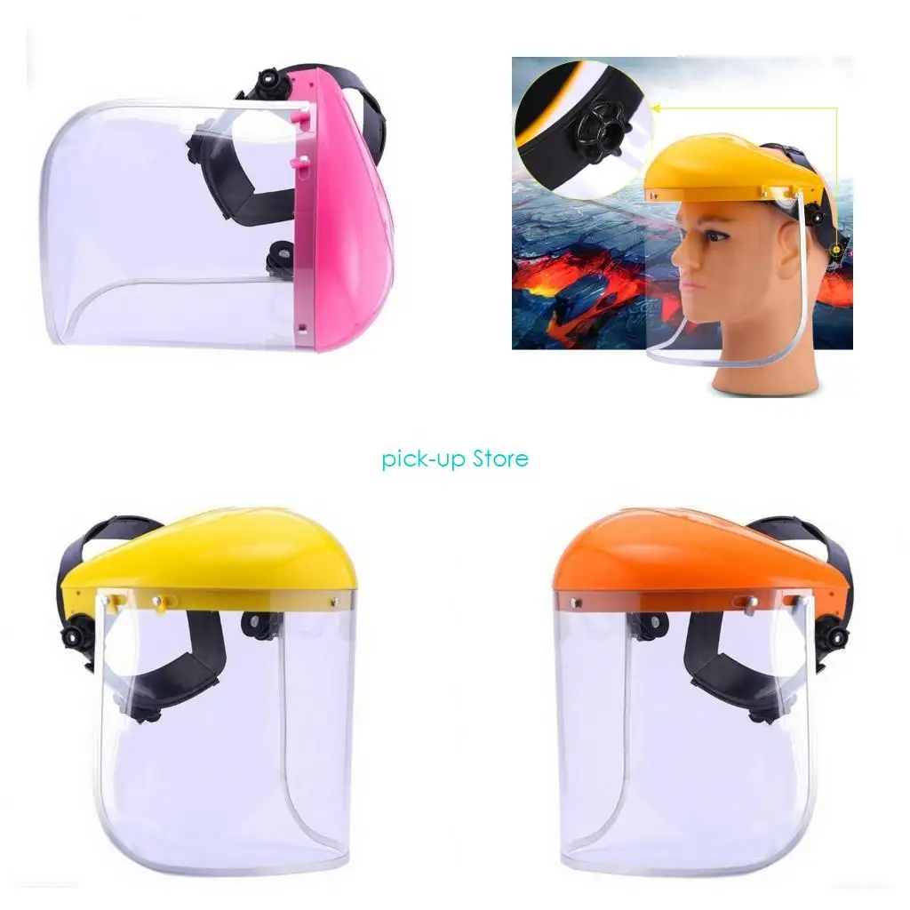 

Q5WA Anti Splash Full Face Protective Clear Lens Impacts Resistant Design Adjustable Straps Face Cover