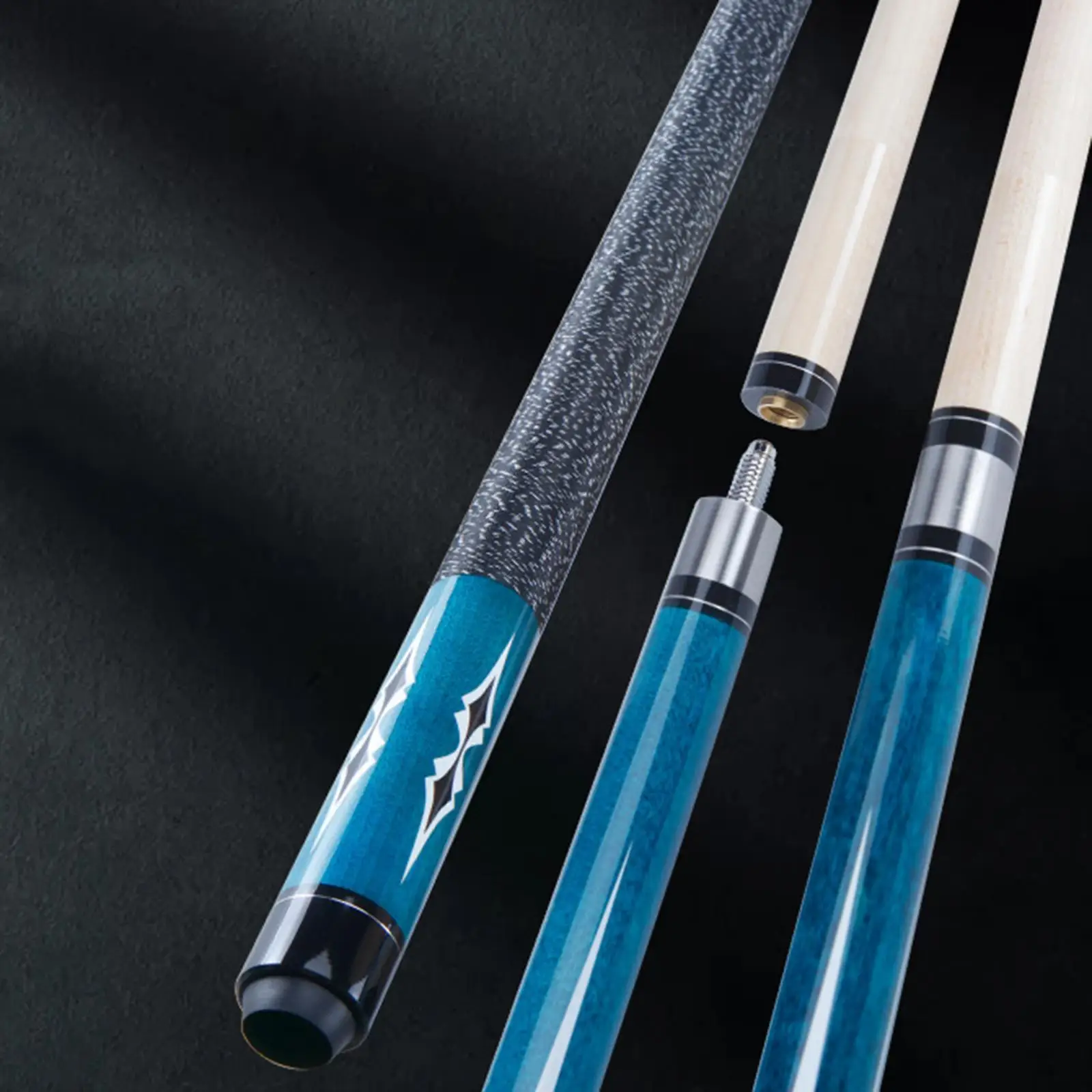 

Pool Cue Professional Two Section Segmented Billiard Cue Stick for House Competition Billiard Table Sports Bar Billiard Players