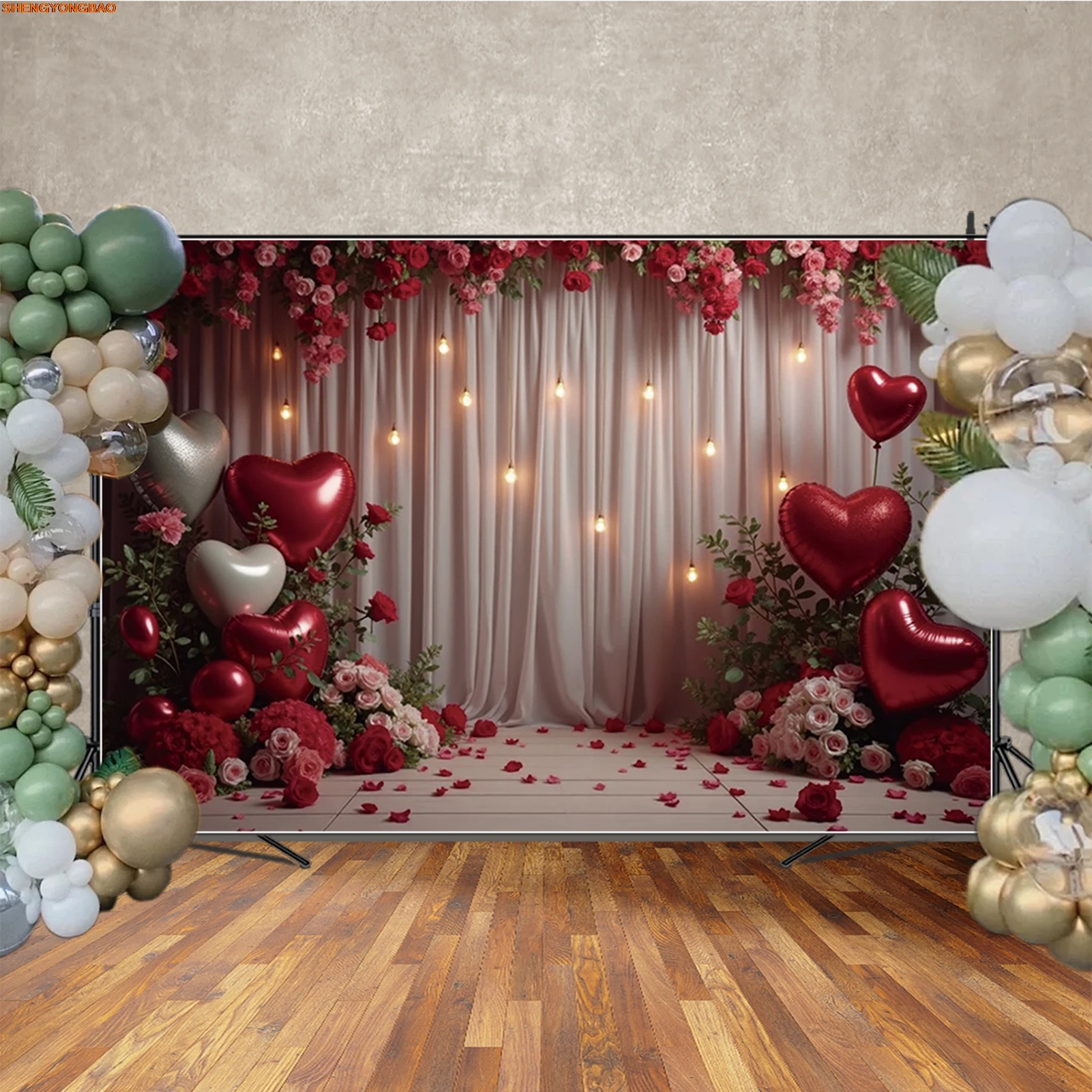 Valentines Lovers Day Backgrou - огляд і ціна Photography Lighting White Background