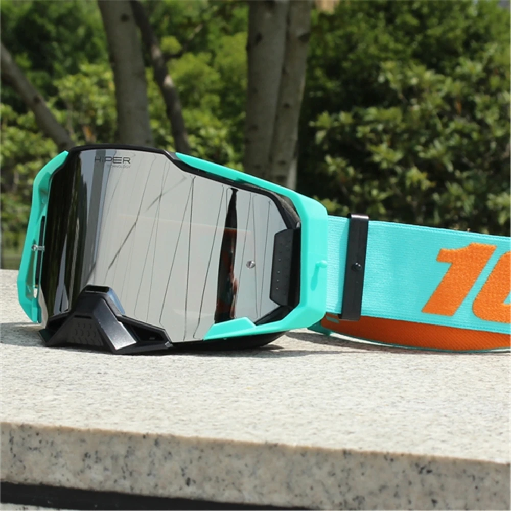 Motorradbrille für Herren, Dirtbike-Zubehör, Reit-UV400-Brille, Radfahren für Motorräder, Mountainbikes, Fahrräder, MX AT