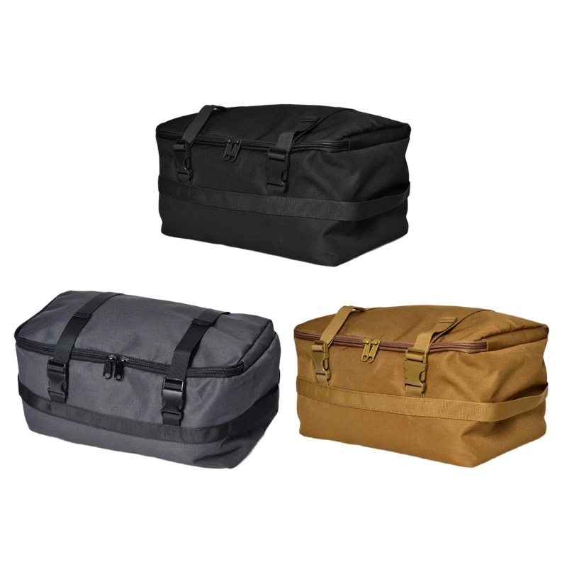 

A1A2 Portables Camping Cookware Bag Large Capacity Outdoor Travels Storage Bag for Efficient Gears Management