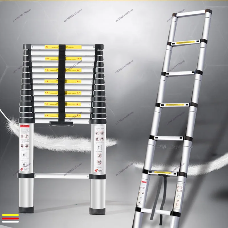 

Thickened Multifunctional Telescopic Ladde 2.3M 2.7M Portable Home Engineering Ladder Outdoor Lifting