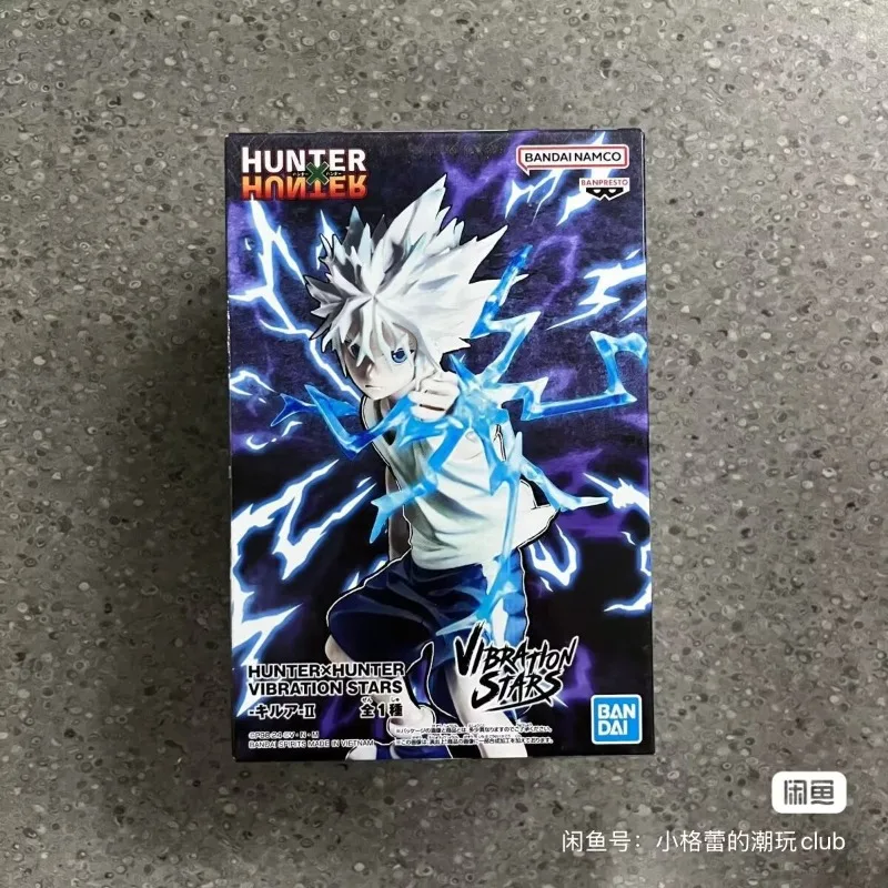 

В наличии оригинальные Bandai HUNTER×HUNTER аниме VIBRATION STARS-KILLUA-II фигурки игрушки Коллекционная модель подарки