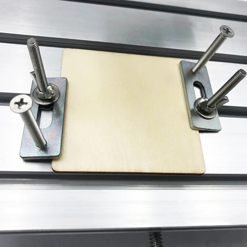 CNC Engraving Machine Pressing Plate Clamp Fixture Routers T-Slot Part Splint Workpiece Platen Manual Platen Press Plate