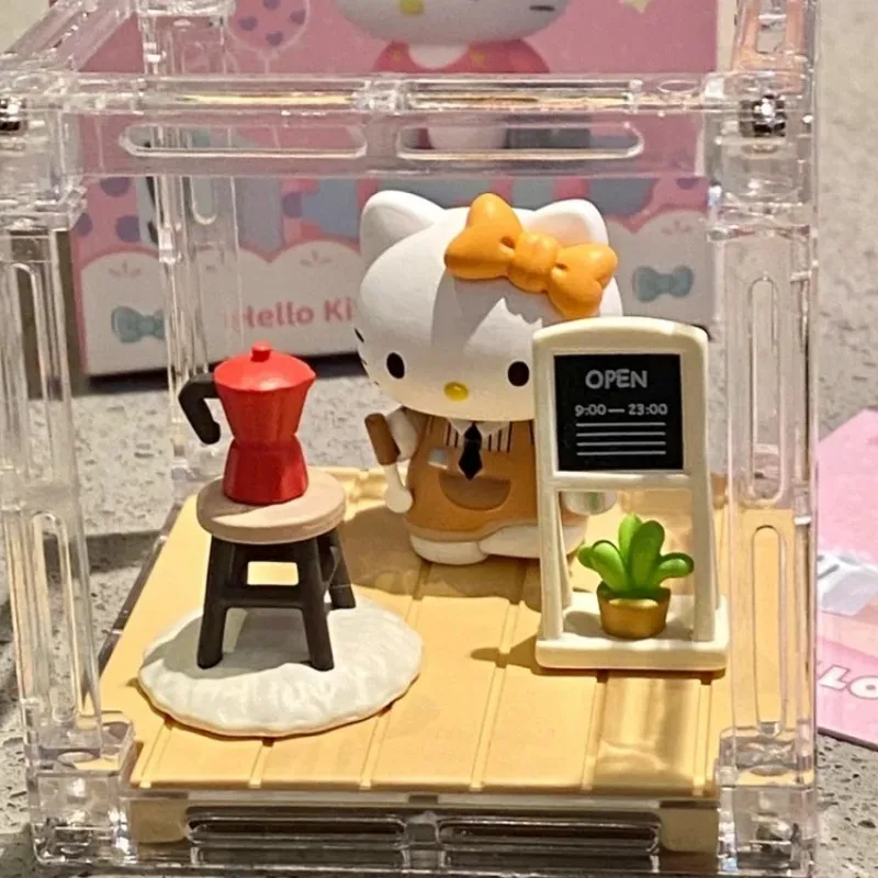 

Sanrio подлинный Хелло Китти счастливого момента фотообои милый Хелло Китти ручной работы настольное украшение изысканный подарок для девушки