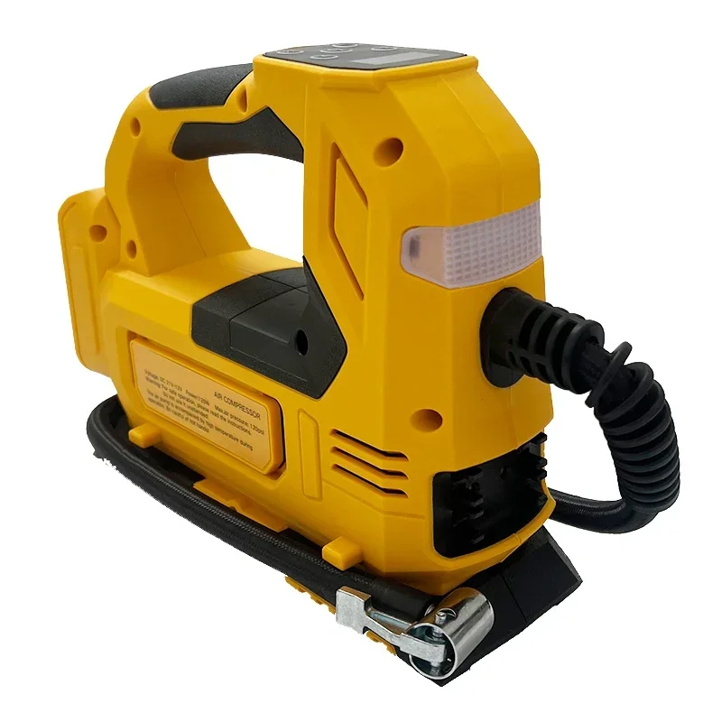 Fit DEWALT Portable Air Pump For 18V Battery For Car Tyre Inflator Electric Motorcycle Pump Cordless Inflator Tool