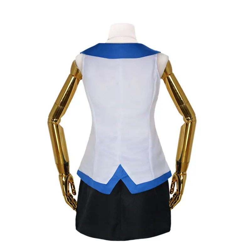 Disfraz de Cosplay de Anime Edens Zero para mujer, conjunto completo de uniforme de juego, Bluegarden Rebecca, para Halloween