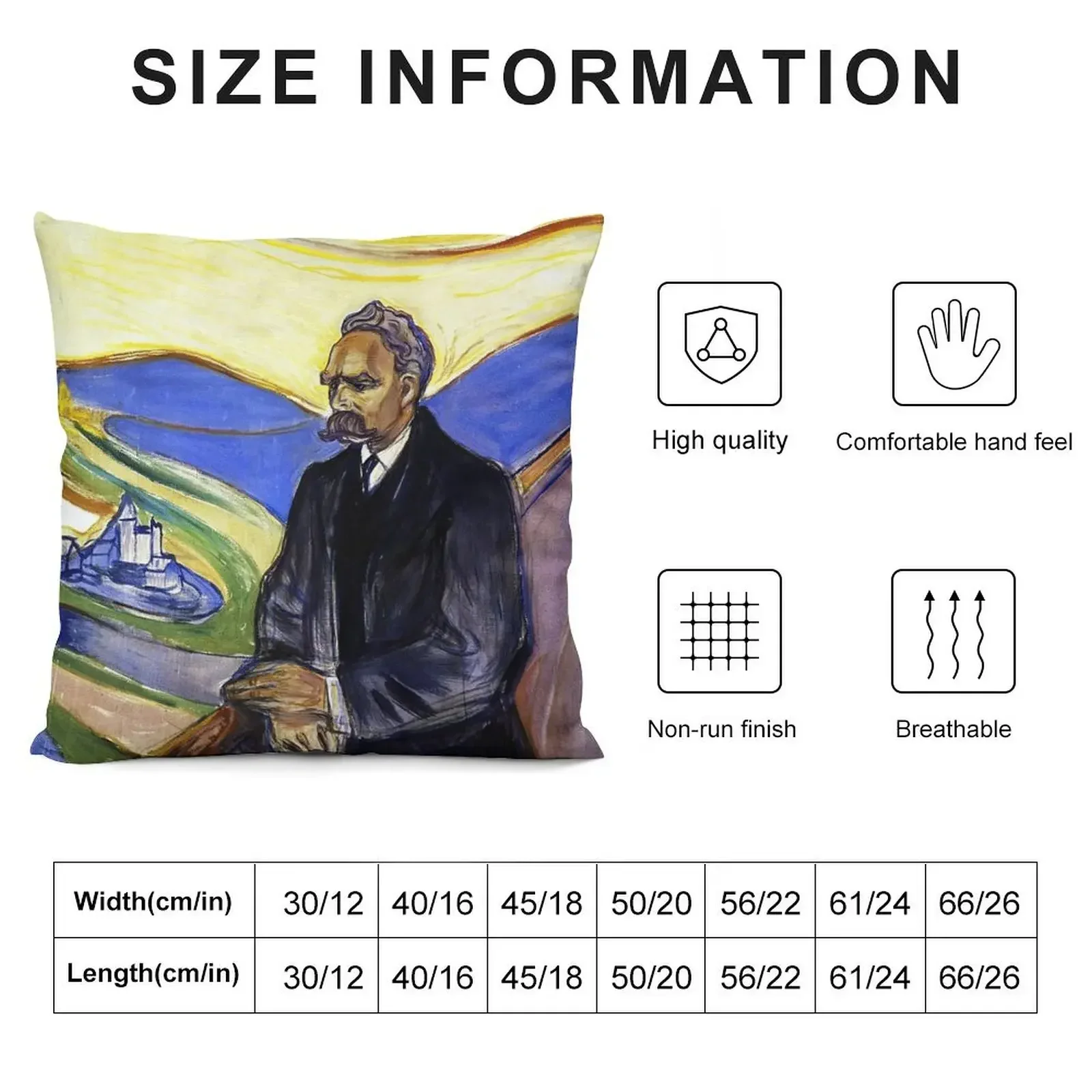 Friedrich Nietzsche Throw Pillow christmas decorations 2025 Bed pillowcases luxury home accessories Couch Pillows pillow