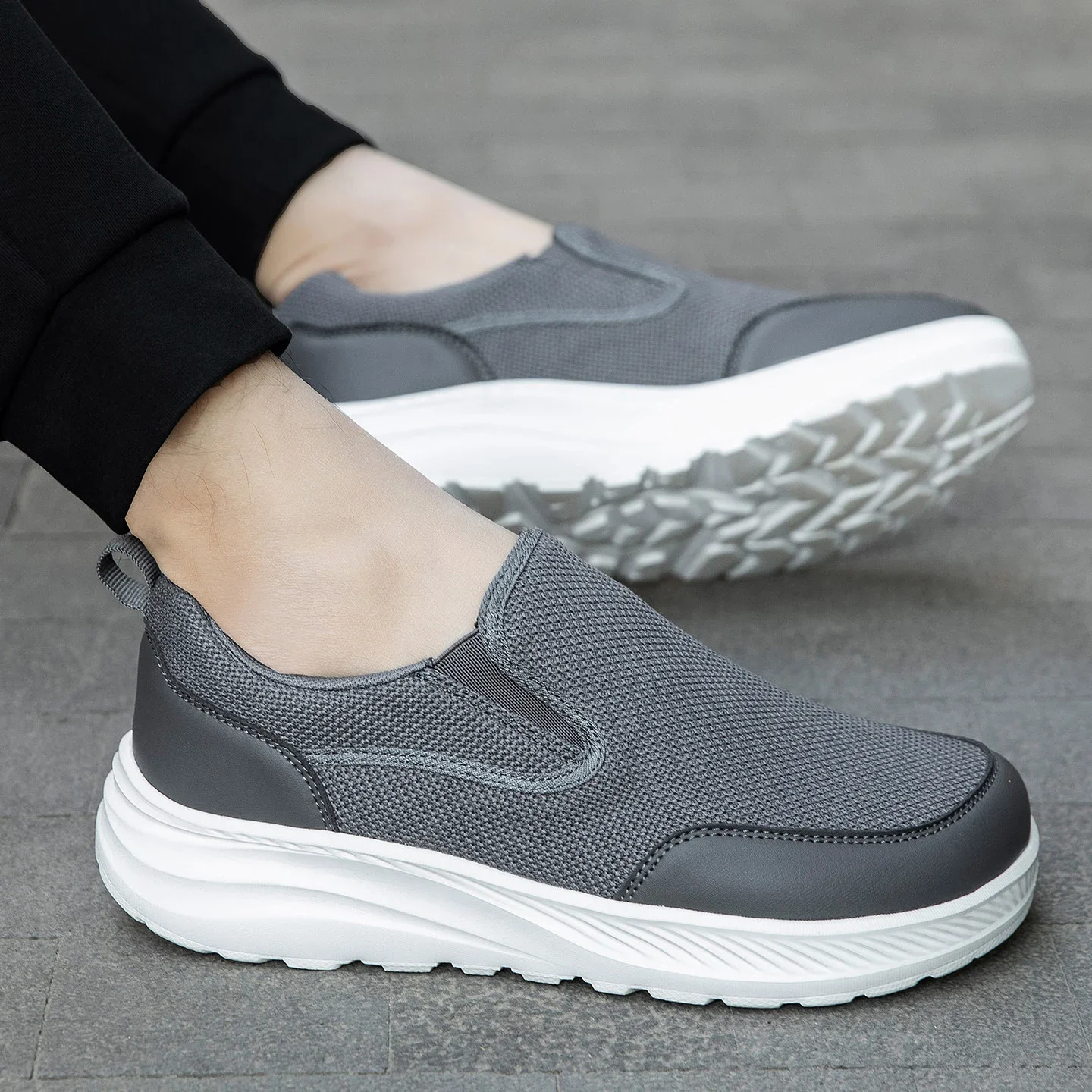 

Мужские повседневные лоферы, широкие кроссовки для ходьбы босиком, удобные ретро-кеды из дышащего холста, мужская повседневная обувь для прогулок