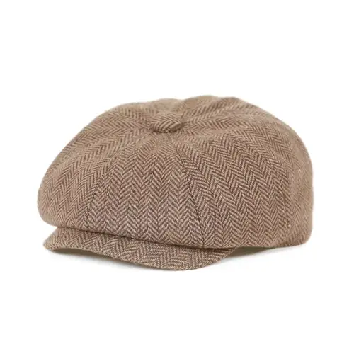 Kids Vintage Beret Cap,  Cute and Stylish Children's Newsboy Ca Retro and Tweed Newsboy Hat for Children - Image 5