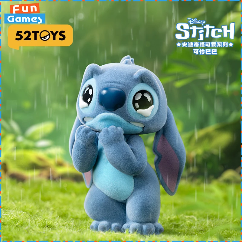 

Original 52TOYS Blind Box Stitch Strange And Lovely Series Mystery Box Anime Figure Flocking Custom Collectible Birthday Gift