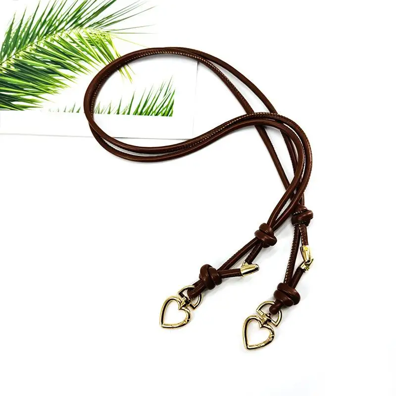 1Pcs Adjustable Leather Bag Strap Crossbody Shoulder Replacement with Metal Clasp for Handbag Purse Fashion Accessories