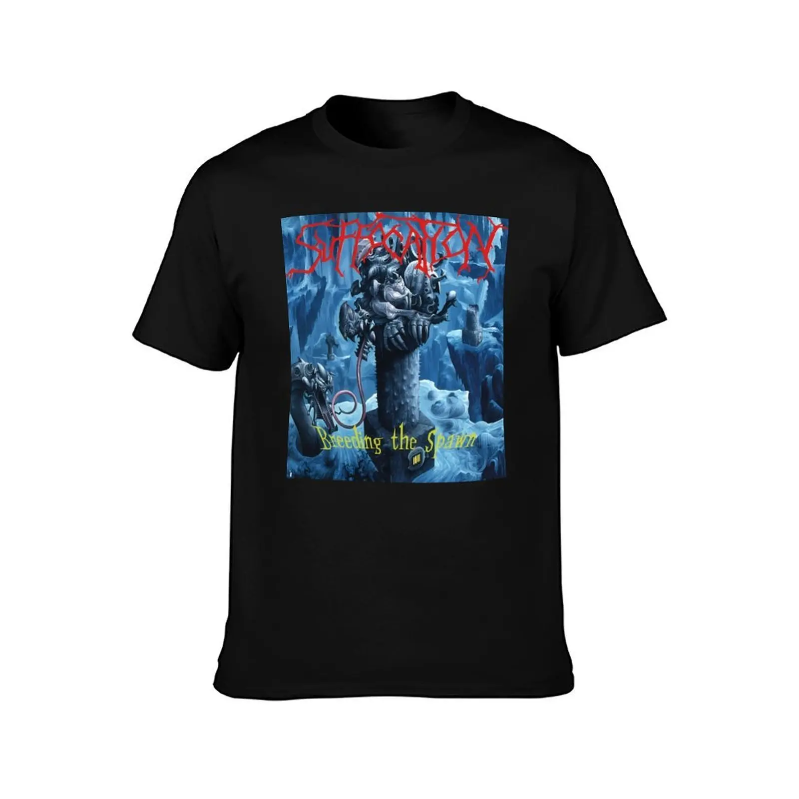 BREEDING THE SPAWN - Technical Death Metal T-Shirt Basic Daily Outfit Short Sleeve Tee T-Shirt