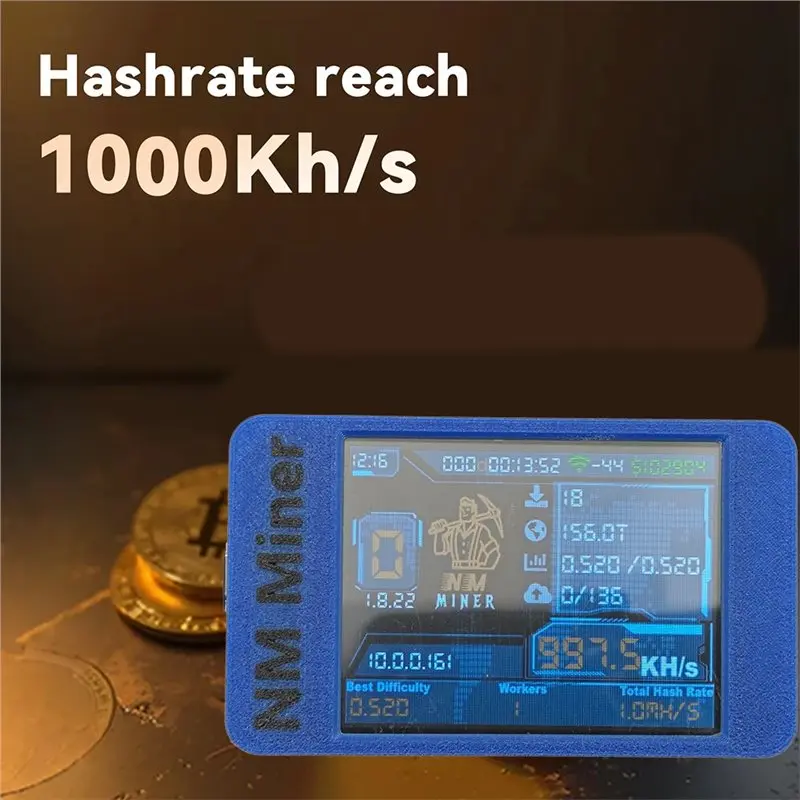 M67K-2.8 بوصة Nerdminer V2 Nmminer 1000KH/S Solo Crypto Mining Machine 2.8 بوصة عرض للاستخدام المنزلي BTC Bitcoin Lottery Miner #2