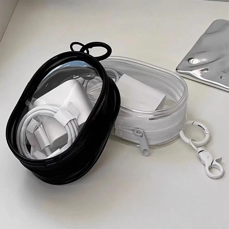 جديد بولي كلوريد الفينيل الحقيبة شفافة شفافة المفاتيح حقيبة دمية الحقيبة كيرينغ الحقيبة YSB01 #5