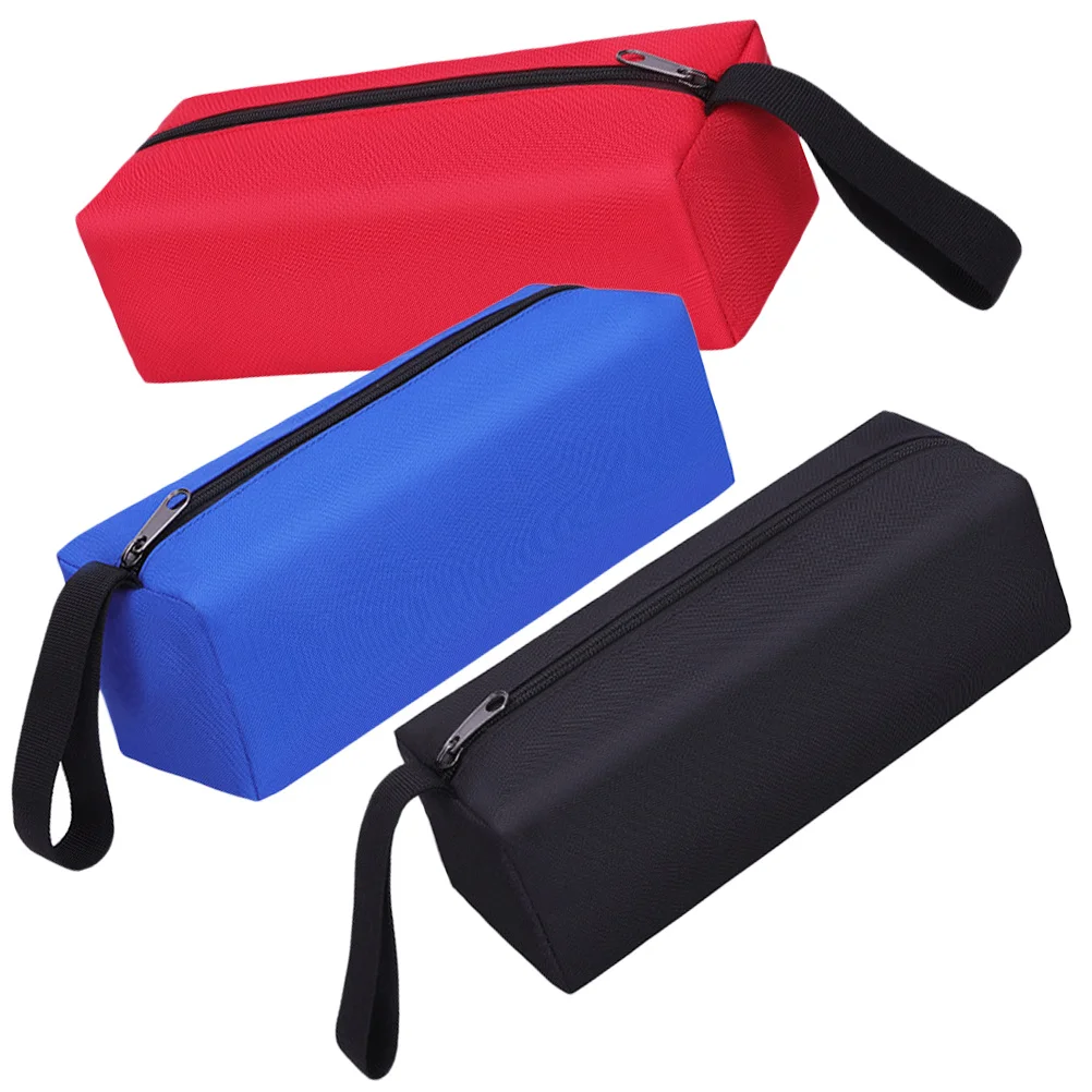3 قطعة أكياس أدوات محمولة مقاومة للاهتراء أكسفورد القماش سستة أكياس التخزين للأدوات الثقيلة المنظم الحقيبة خفيفة الوزن ل