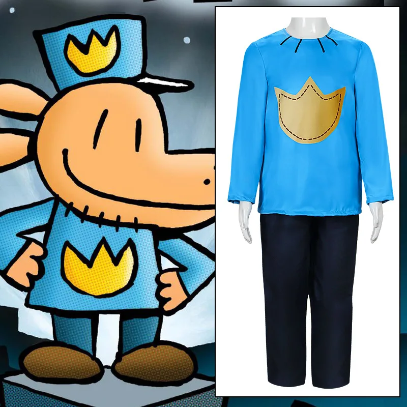 

Anime Dog Man Cosplay Costume Children's Sizes Halloween Carnival Kids Clothing Gifts Comedy Cartoons Stage Costumes