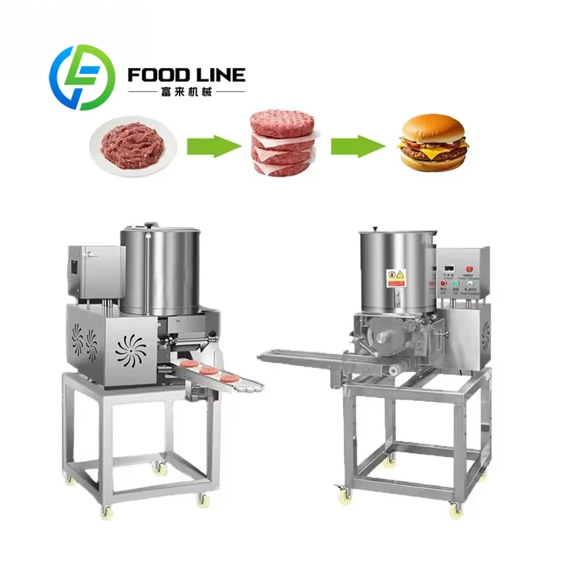 Automatic Hamburger Patty Forming Machine High Output Stable Shaping Stainless Steel Patty Maker For Fast‑Food Restaurant Meat