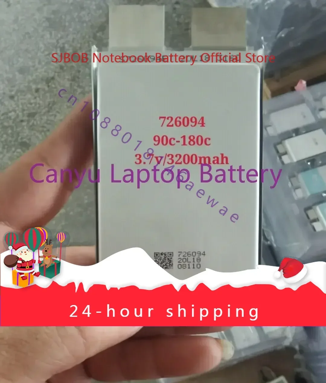 2025 New 3.7V 3200mAh 726094 90C DIY Battery Power Cell For Emergency Jump Starter scooter toy models Drone