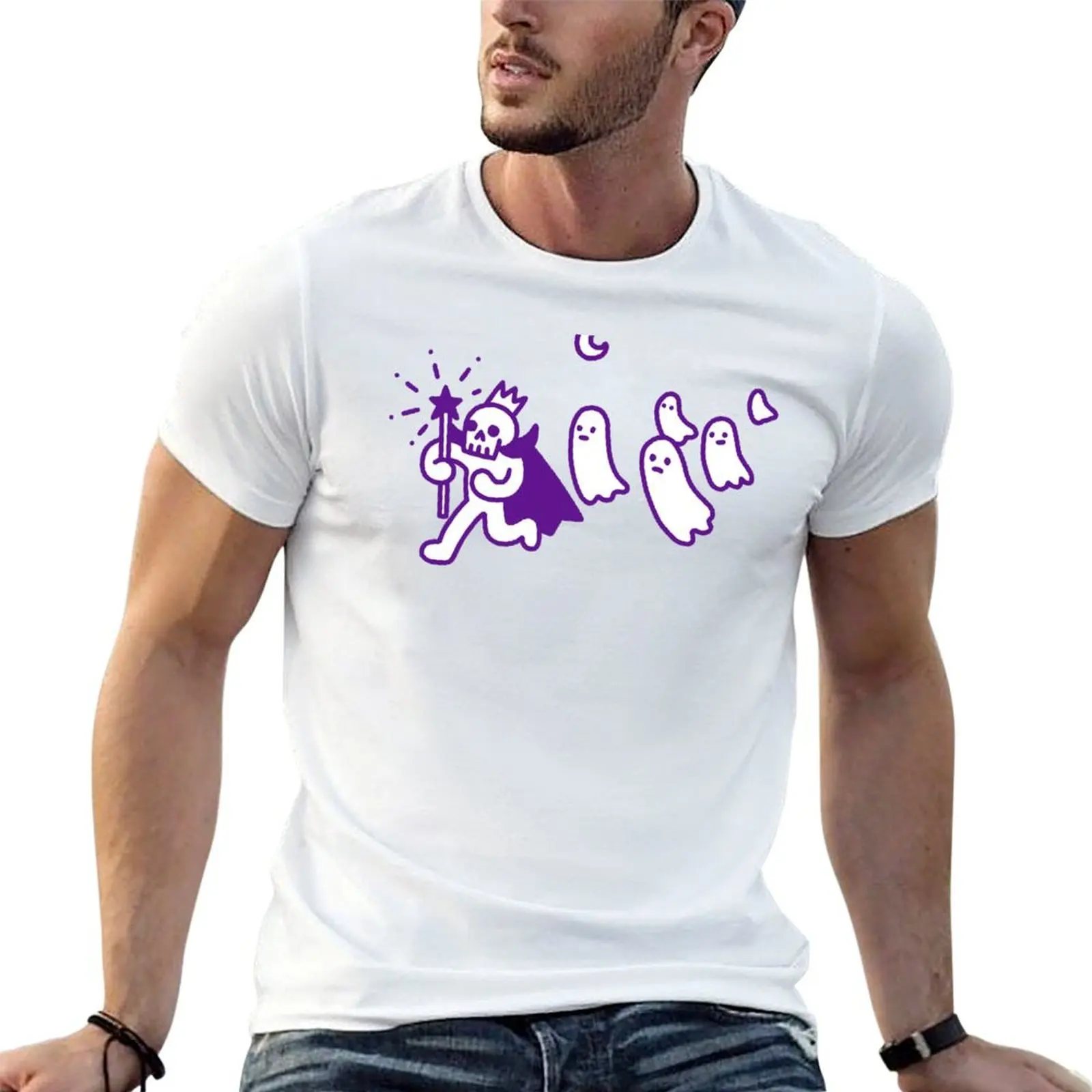 Little Lich King T-Shirt man t shirts graphic t shirt man casual t shirts for man graphic vintage T-shirt