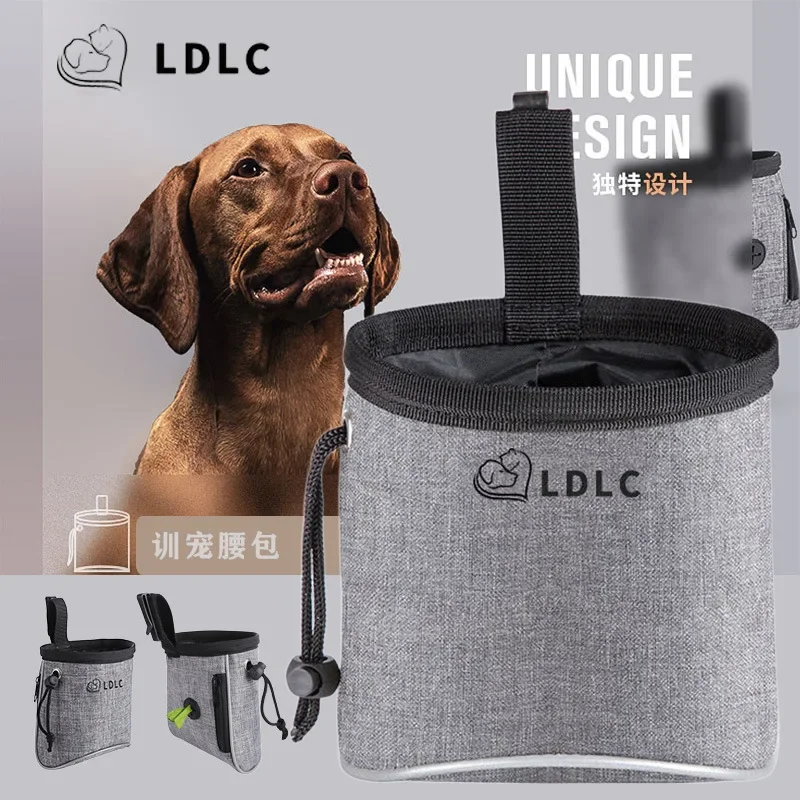 

New Outdoor Pet Training Waist Bag Reflective Dog Walking Snack Bag Oxford Cloth Professional Training Dog Food Bag