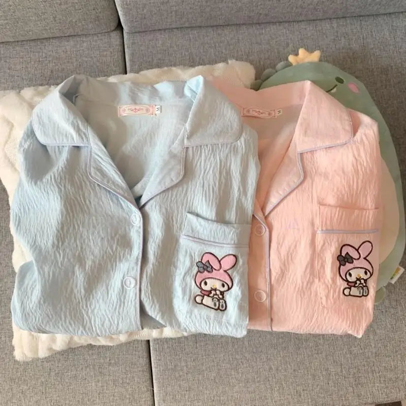 

Sanrio милые пижамы Hello Kittys Kawaii брюки с длинными рукавами милые свободные модные удобные простые принты подарок для подруги