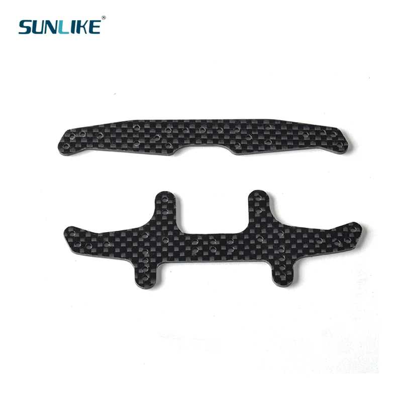 Self Made 1.5mm Carbon Fiber Front/Rear Multi-Roller Setup Bracket J-Cup 2019 For Tamiya Mini 4WD Racing Models 95121 95122