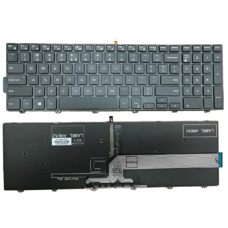 

New US Latin Russia Arabic For Dell Inspiron 15-7000 15-7559 15-7557 5745 5748 5749 5758 5559 5566 5557 Laptop Keyboard Backlit